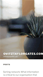 Mobile Screenshot of ovitztaylorgates.com